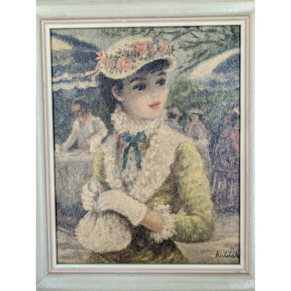 Vintage 1950’s Signed Lithograph Print Cherry Jeffe Huldah “Tavern On The Green” - Picture 2 of 6